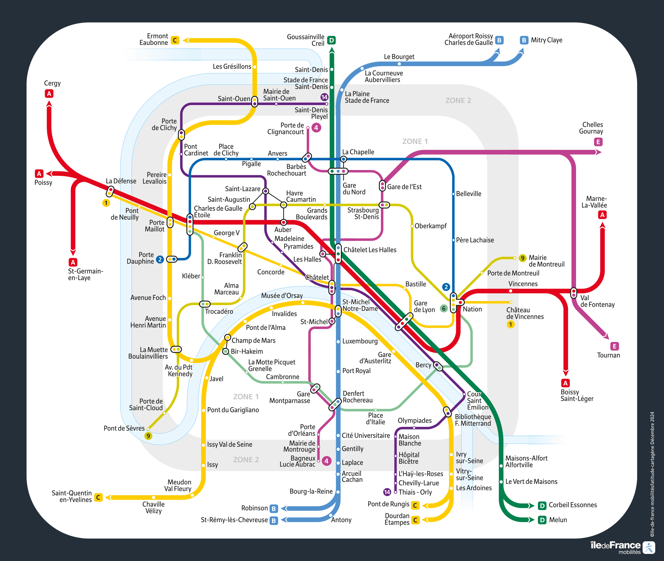 Public Transport: Metros and RER Open All Night
