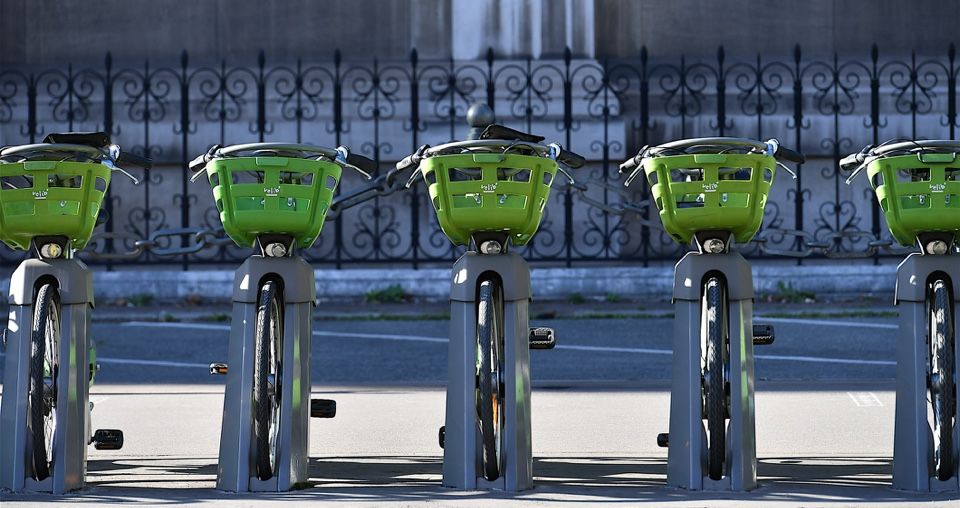 Une station Velib' à Paris