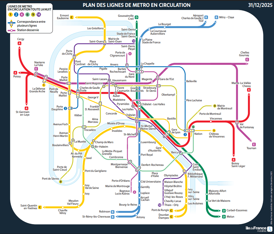 Transports en commun : Métros ouverts toute la nuit