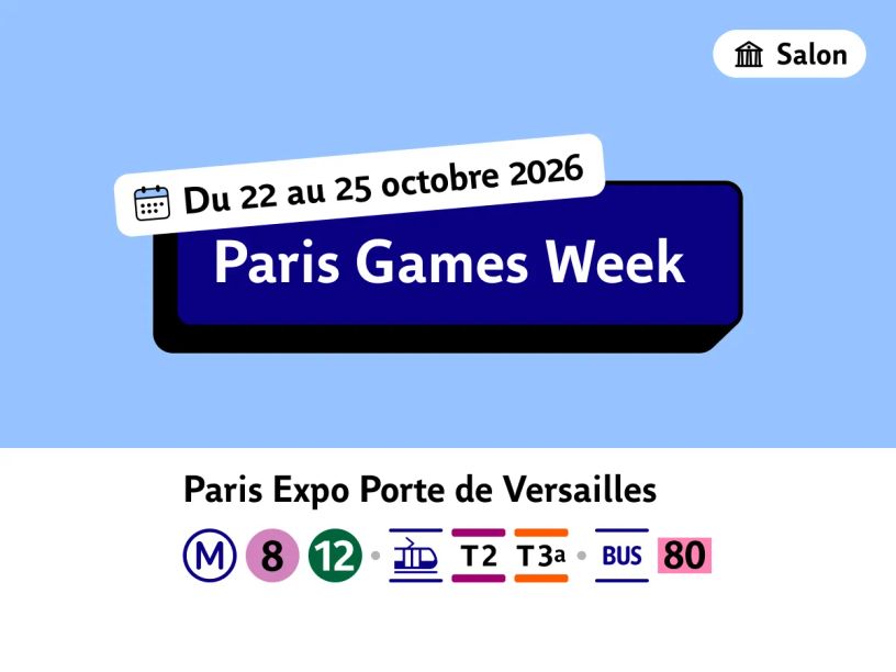 Paris Games Week 2026 : dates, horaires et accès en transport en commun
