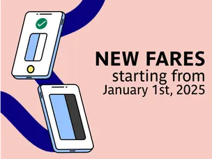Public transportation: fare reform as of January 1, 2025