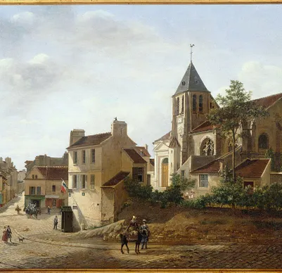 Illustration of the metro station Charonne