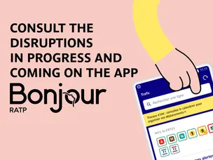 Consult the disruptions in progress and coming