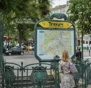 Illustration de la station de métro Ternes