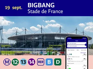 Concert BIGBANG au Stade de France : comment s'y rendre en transports en commun ?