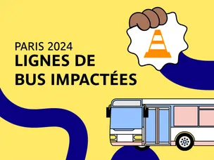Les lignes de bus impactées lors des Jeux de Paris 2024