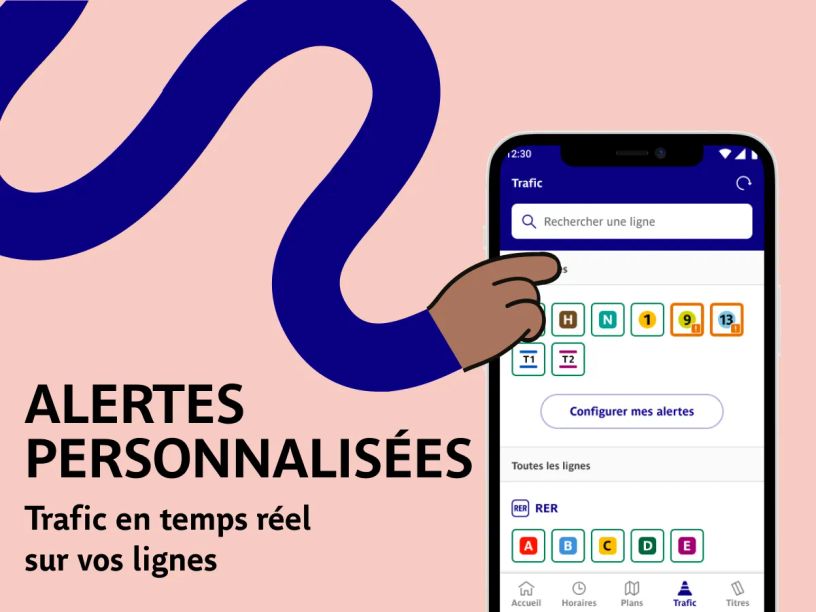 Tout savoir sur les alertes trafic personnalisées