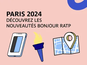 Paris 2024 : les nouveautés dans l'app Bonjour RATP