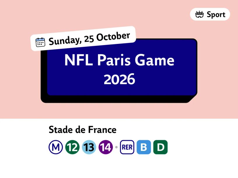 NFL Paris Game 2026 | Pittsburgh Steelers vs New Orleans Saints: how to get there by public transport?