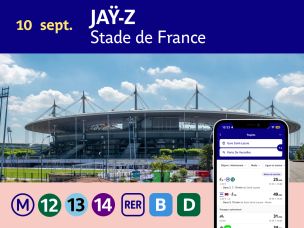 Concert JAŸ-Z au Stade de France : comment s'y rendre en transports en commun ?