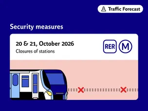 Security measures on October 20 and 21, 2026: station closures