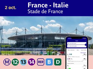 France-Italie au Stade de France : comment s'y rendre en transports en commun ?