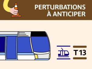 Travaux tramway T13 : dates, horaires et alternatives