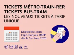 Les nouveaux tickets à tarif unique