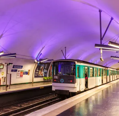 Illustration of the metro station Gambetta