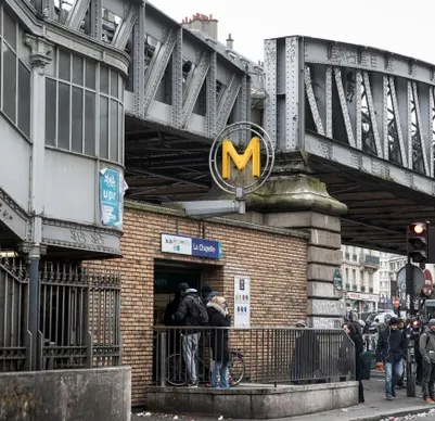 Illustration of the metro station La Chapelle