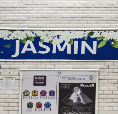 Illustration of the metro station Jasmin