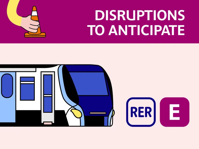 RER E works: dates, times and alternatives from October to December 2026