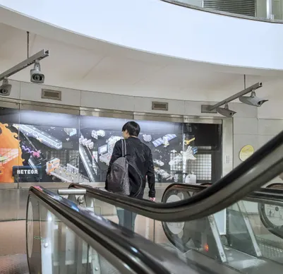 Illustration of the metro station Madeleine