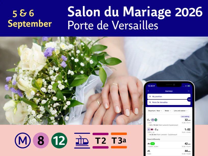 Salon du Mariage 2026: dates, times and access in Paris