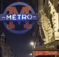 Illustration of the metro station Sentier